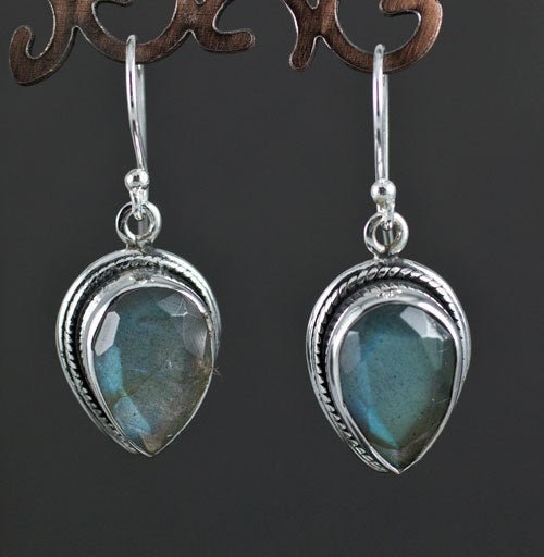 Sterling Silver Labradorite Earrings