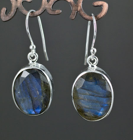 Sterling Silver Labradorite Earrings