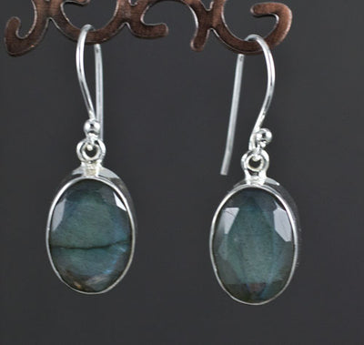 Sterling Silver Labradorite Earrings