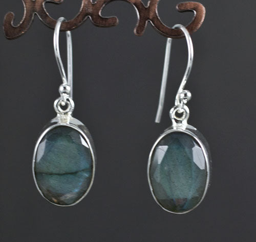 Sterling Silver Labradorite Earrings