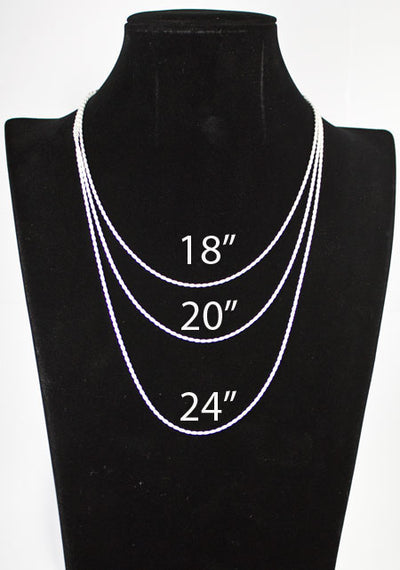 Sterling Silver Rope Chains