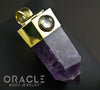 Zuul Pendant With Amethyst Point and Charoite and Tourmalated Quartz Accents