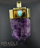 Zuul Pendant with Amethyst Point and Ocean Jasper and Amazonite Accents
