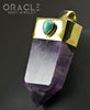 Zuul Pendant with Amethyst Point and Ocean Jasper and Amazonite Accents