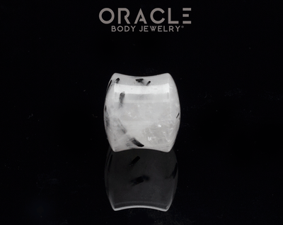 Tourmalated Quartz Double Flare Plugs