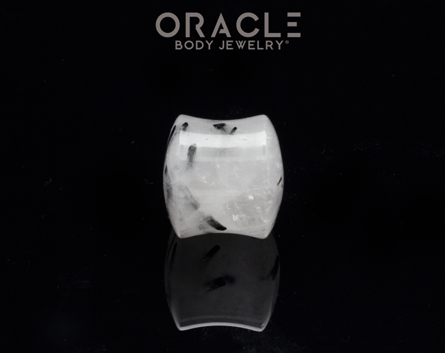 Tourmalated Quartz Double Flare Plugs