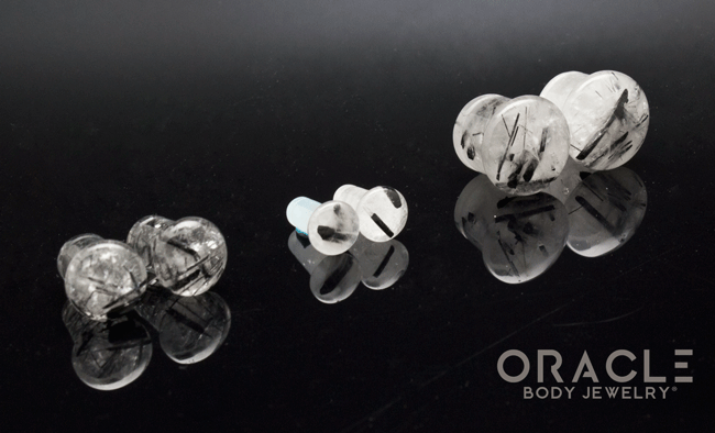 Tourmalated Quartz Single Flare Plugs