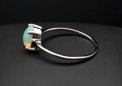 Ethiopian Opal Ring Sizes 5 through 10