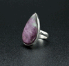 Sterling Silver Ruby In Zoisite Ring Size 7