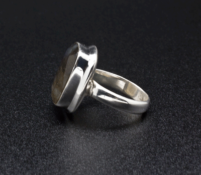 Sterling Silver Labradorite Ring Size 7