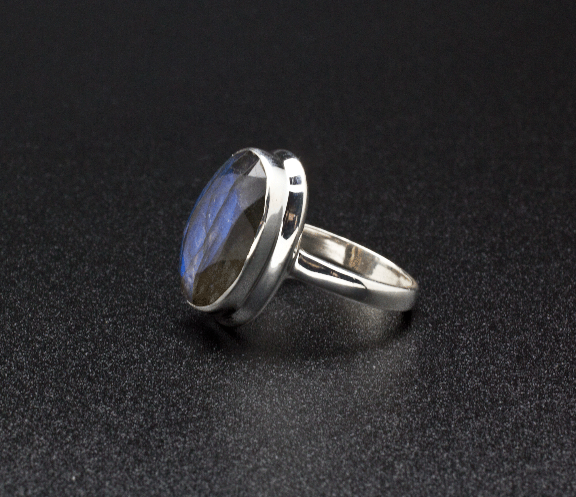 Sterling Silver Labradorite Ring Size 7
