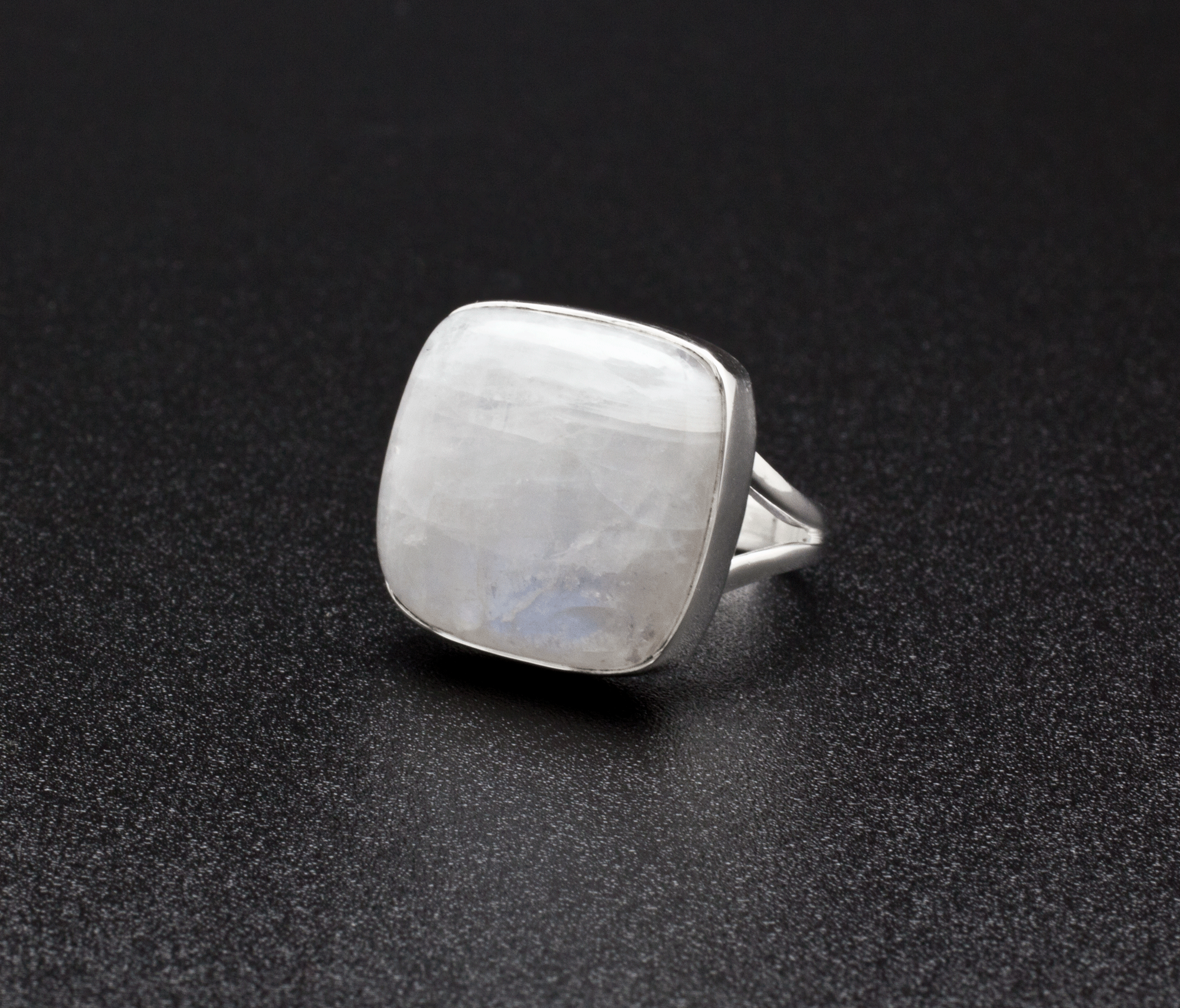 Sterling Silver Moonstone Ring Size 7