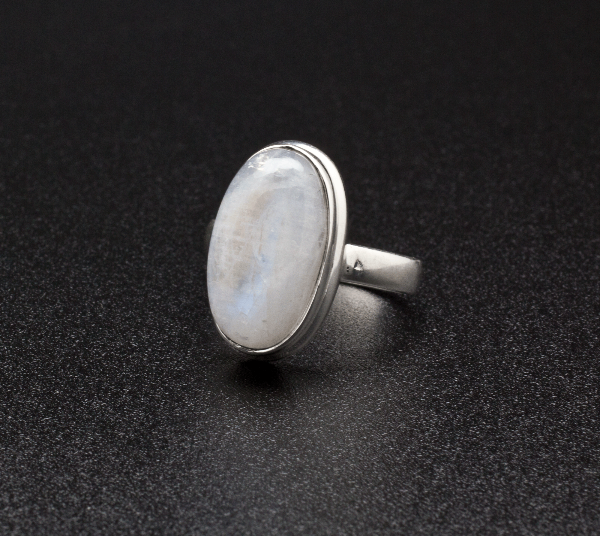 Sterling Silver Moonstone Ring Size 7