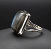 Sterling Silver Labradorite Ring Size 7