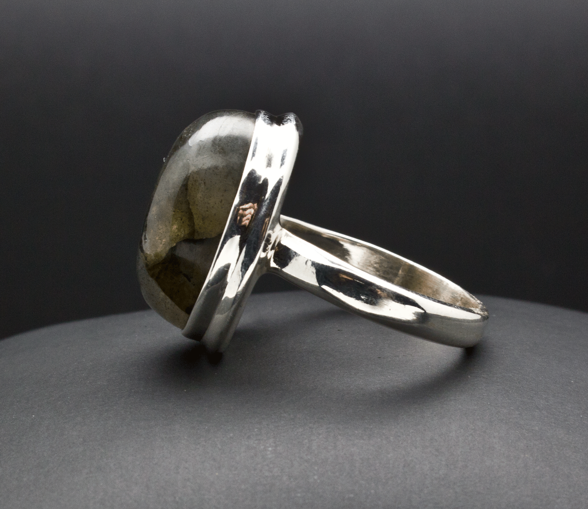 Sterling Silver Labradorite Ring Size 7