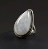 Sterling Silver Moonstone Ring Size 7