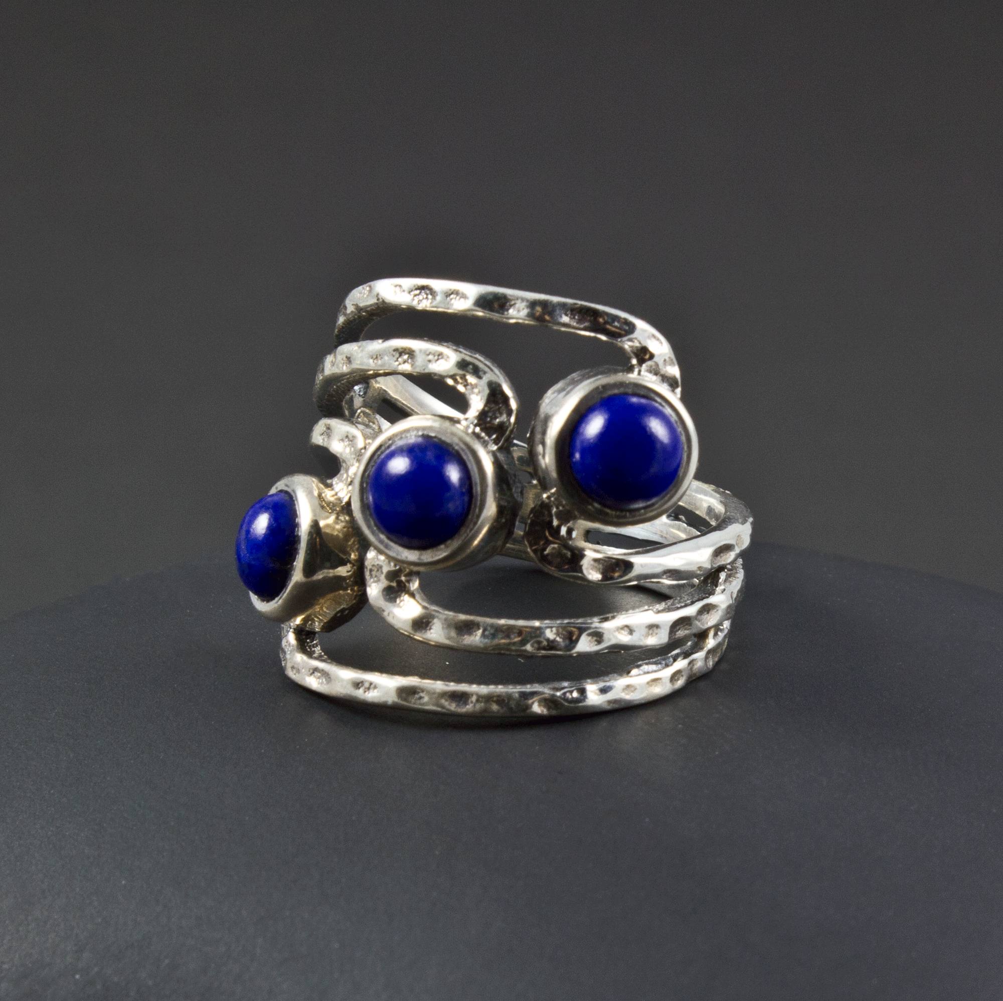 Sterling Silver Lapis Ring Size 7