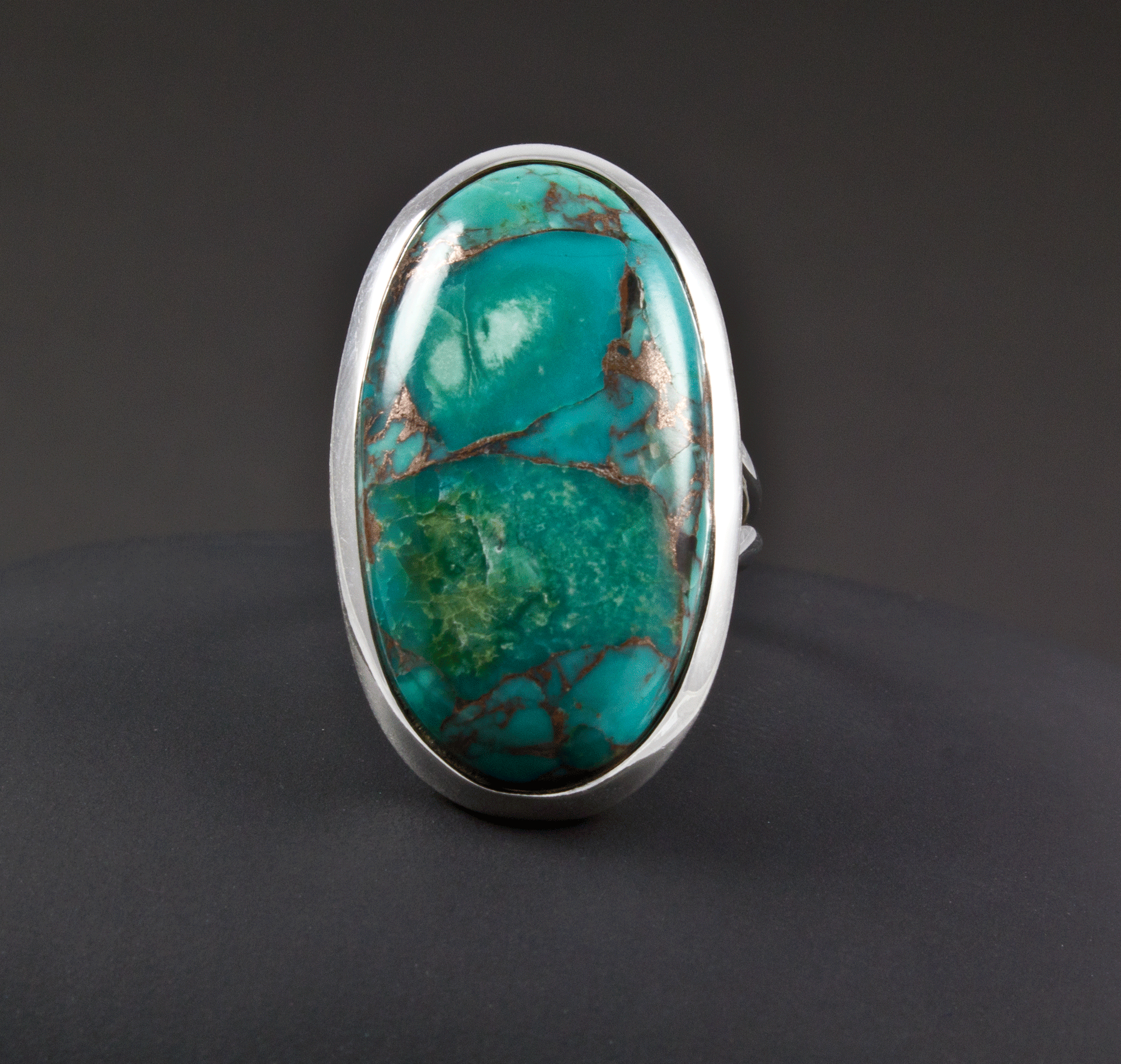 Sterling Silver Turquoise Ring Size 7