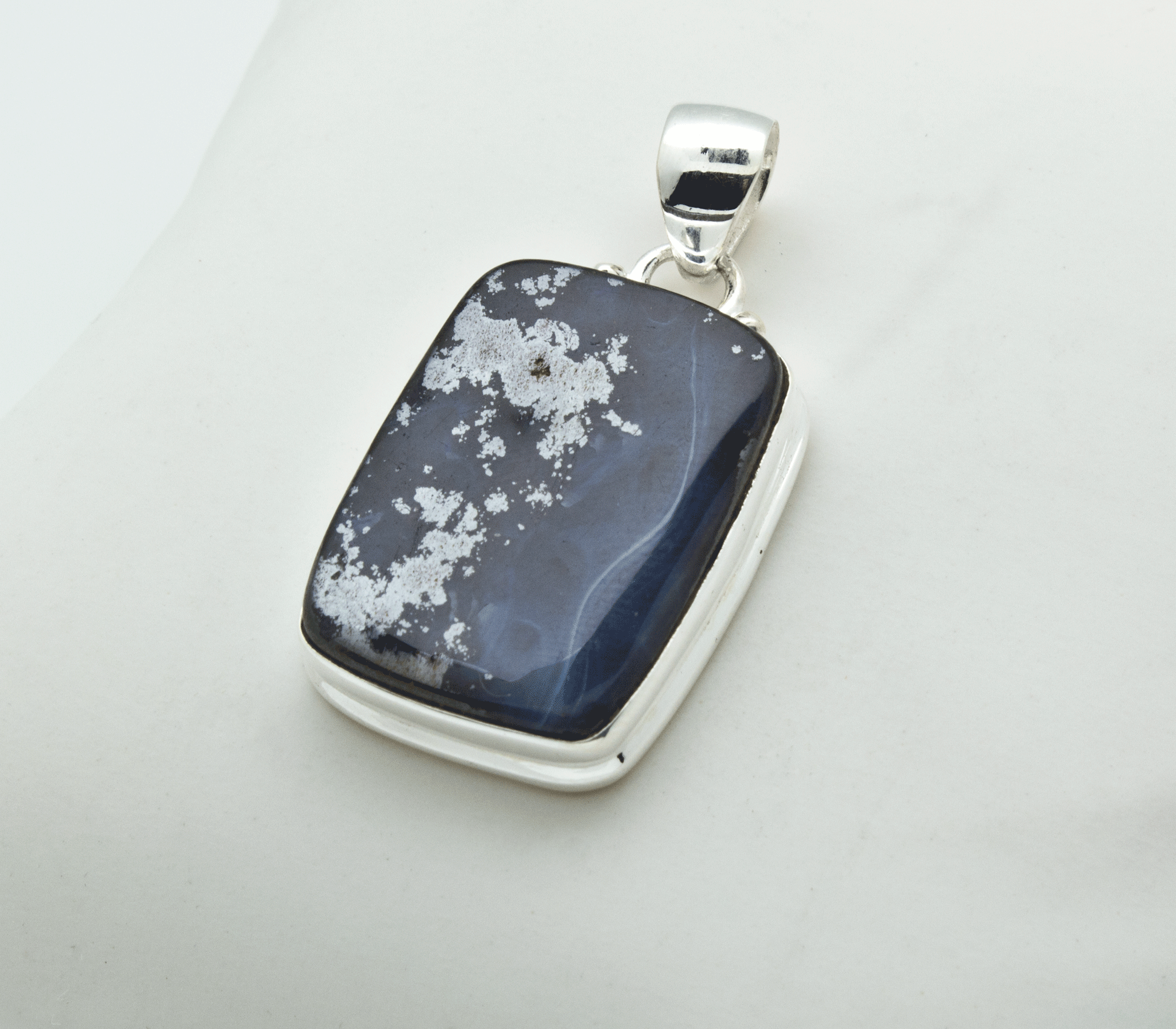 Sterling Silver Boulder Opal Pendant