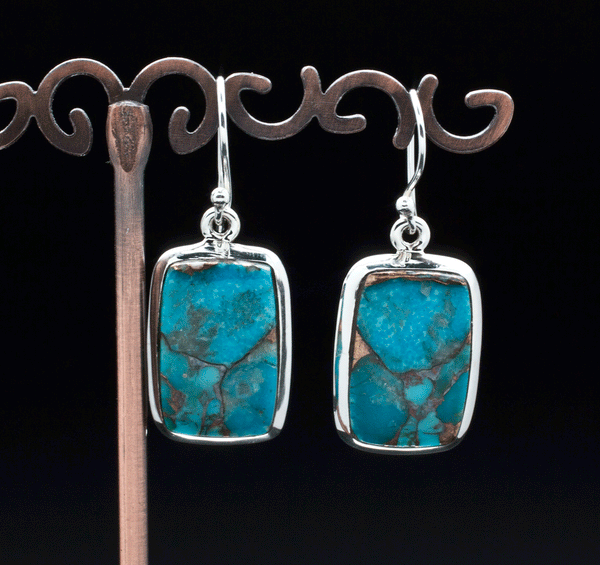 Sterling Silver Turquoise Earrings