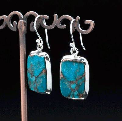 Sterling Silver Turquoise Earrings