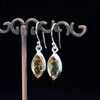 Sterling Silver Faceted Citrine Earrings