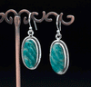 Sterling Silver Amazonite Earrings