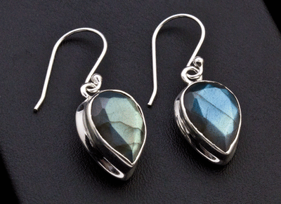 Sterling Silver Labradorite Earrings