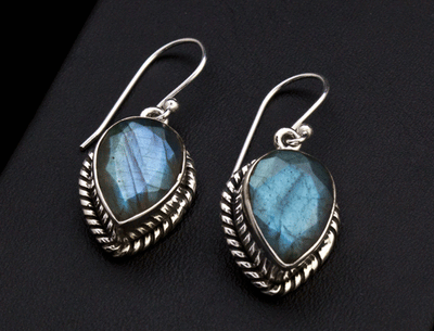 Sterling Silver Labradorite Earrings