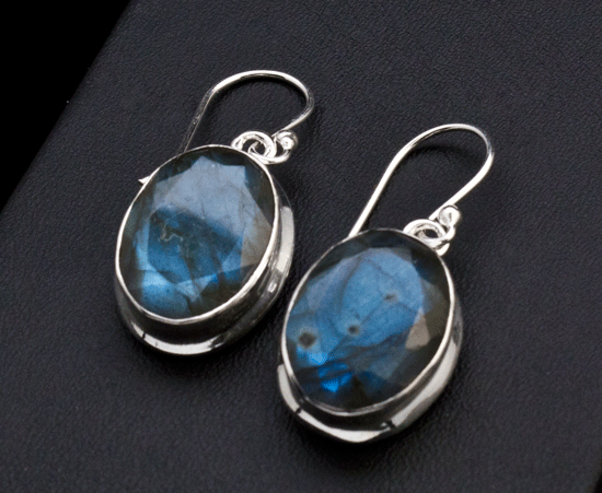 Sterling Silver Labradorite Earrings