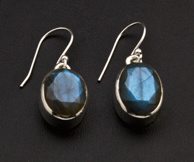 Sterling Silver Labradorite Earrings