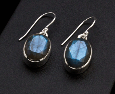 Sterling Silver Labradorite Earrings