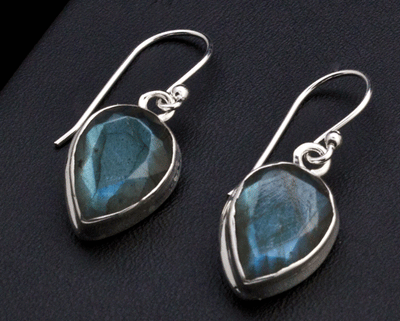 Sterling Silver Labradorite Earrings