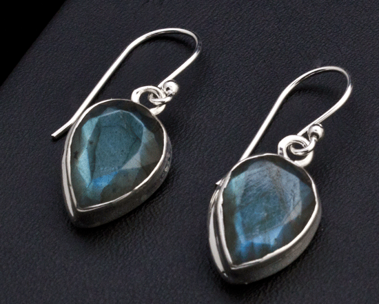 Sterling Silver Labradorite Earrings