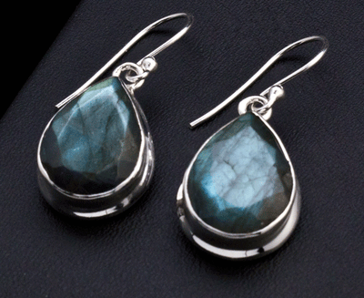 Sterling Silver Labradorite Earrings