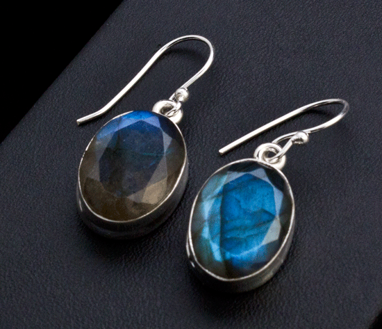 Sterling Silver Labradorite Earrings