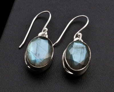 Sterling Silver Labradorite Earrings
