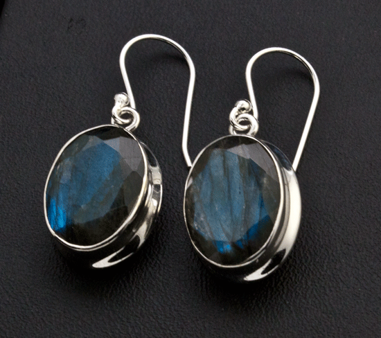 Sterling Silver Labradorite Earrings