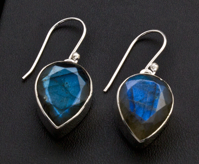 Sterling Silver Labradorite Earrings