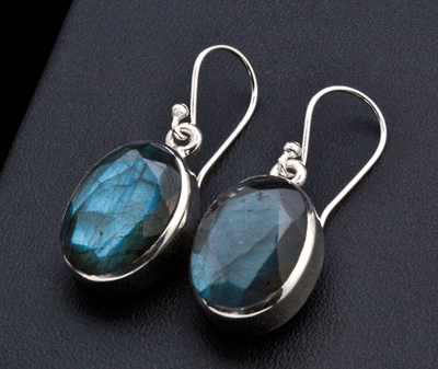 Sterling Silver Labradorite Earrings