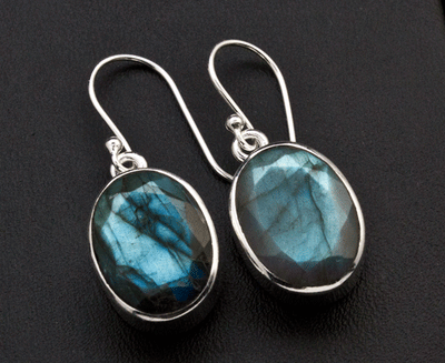 Sterling Silver Labradorite Earrings