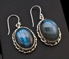 Sterling Silver Labradorite Earrings