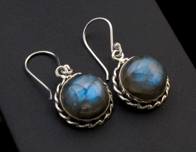 Sterling Silver Labradorite Earrings