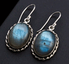 Sterling Silver Labradorite Earrings