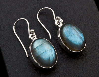 Sterling Silver Labradorite Earrings