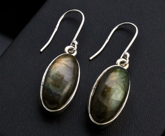 Sterling Silver Labradorite Earrings