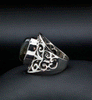 Sterling Silver Labradorite Ring Size 8