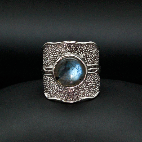 Sterling Silver Labradorite Ring Size 6.5