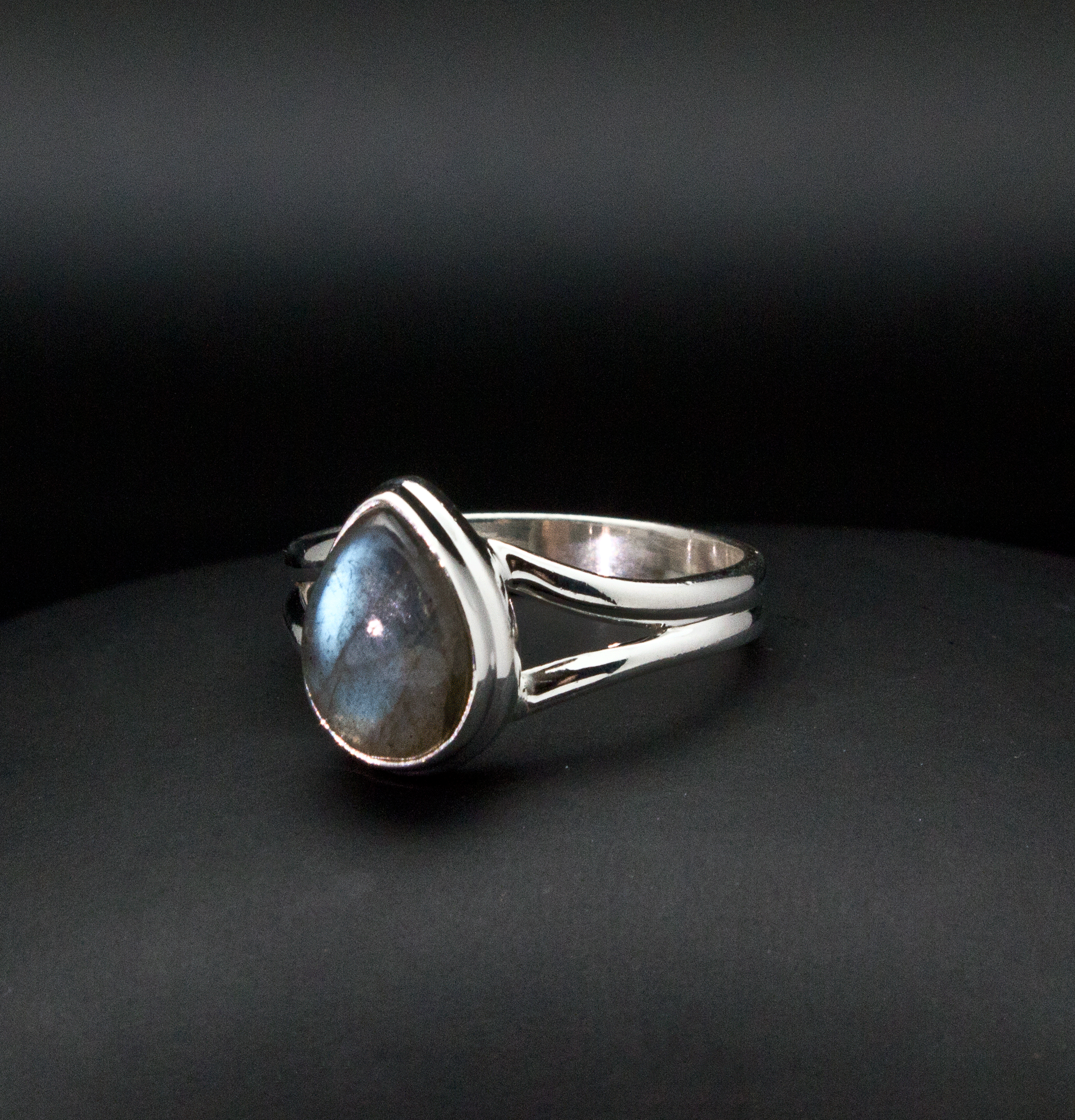 Sterling Silver Labradorite Ring Size 7