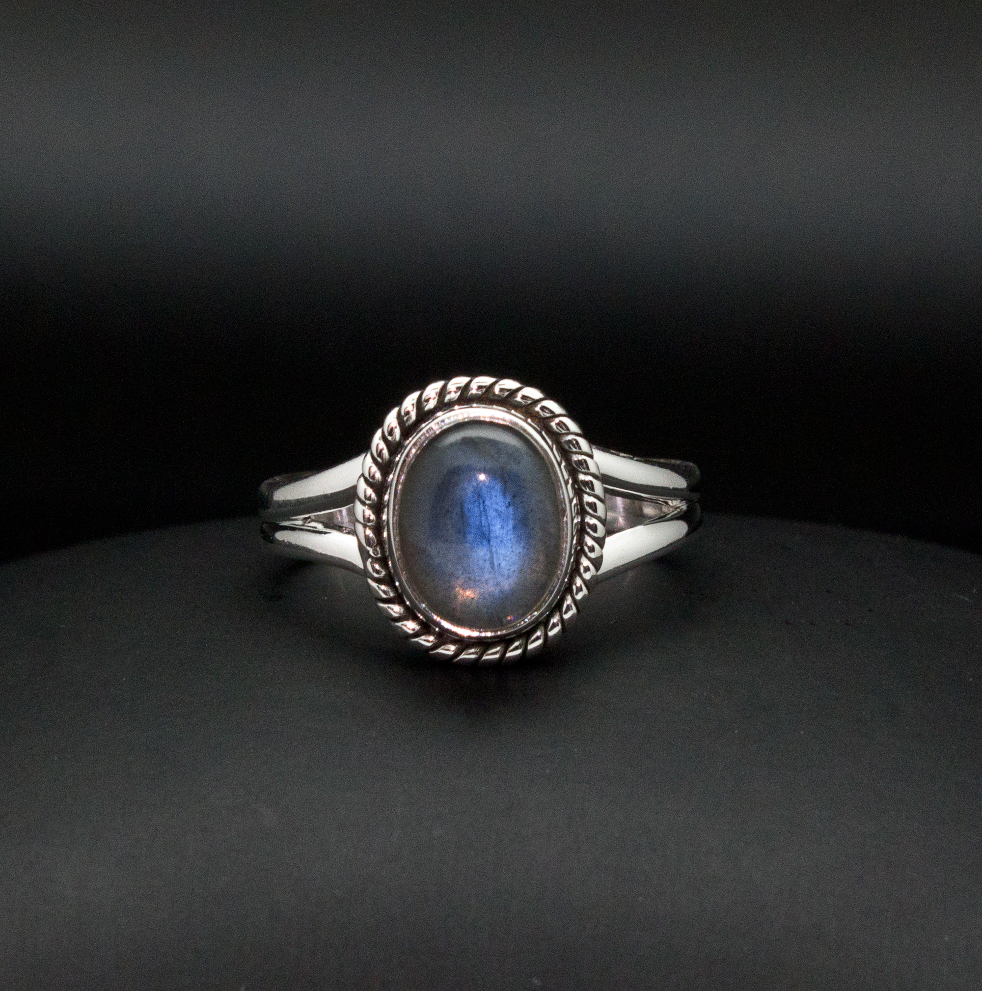 Sterling Silver Labradorite Ring Size 7